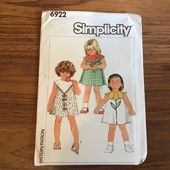 Toddler dress patterns. Vintage - Picture 2 of 5